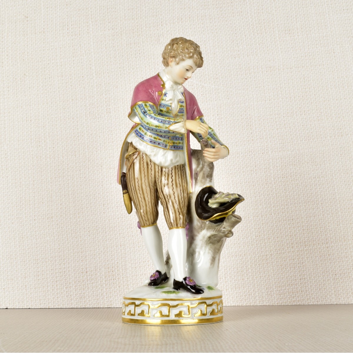 Meissen Porcelain Figuring of a Young Man