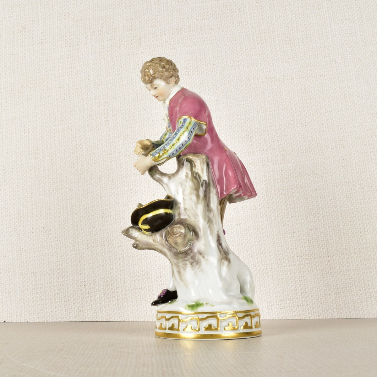 Meissen Porcelain Figuring of a Young Man