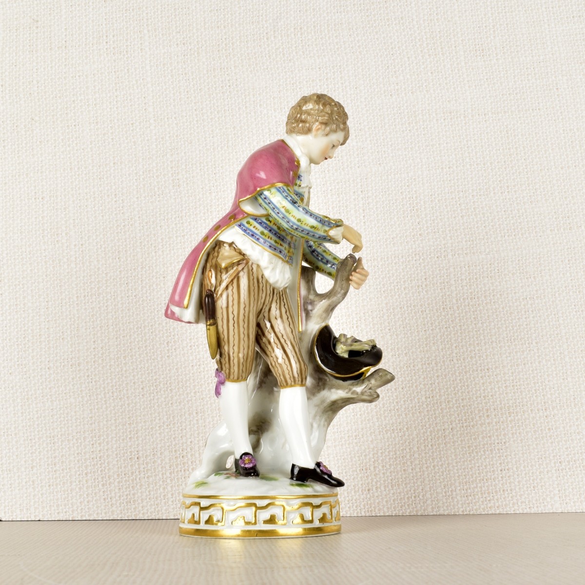 Meissen Porcelain Figuring of a Young Man