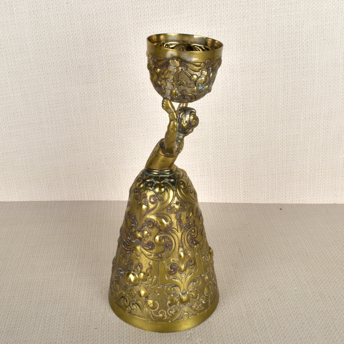 Antique German Gold Gilt Silver Wedding Cup