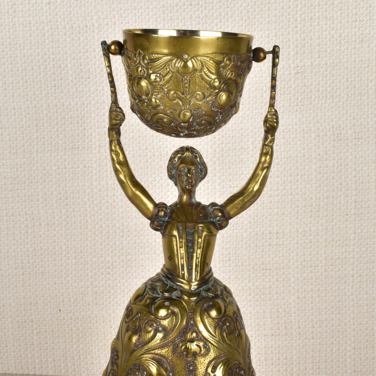 Antique German Gold Gilt Silver Wedding Cup