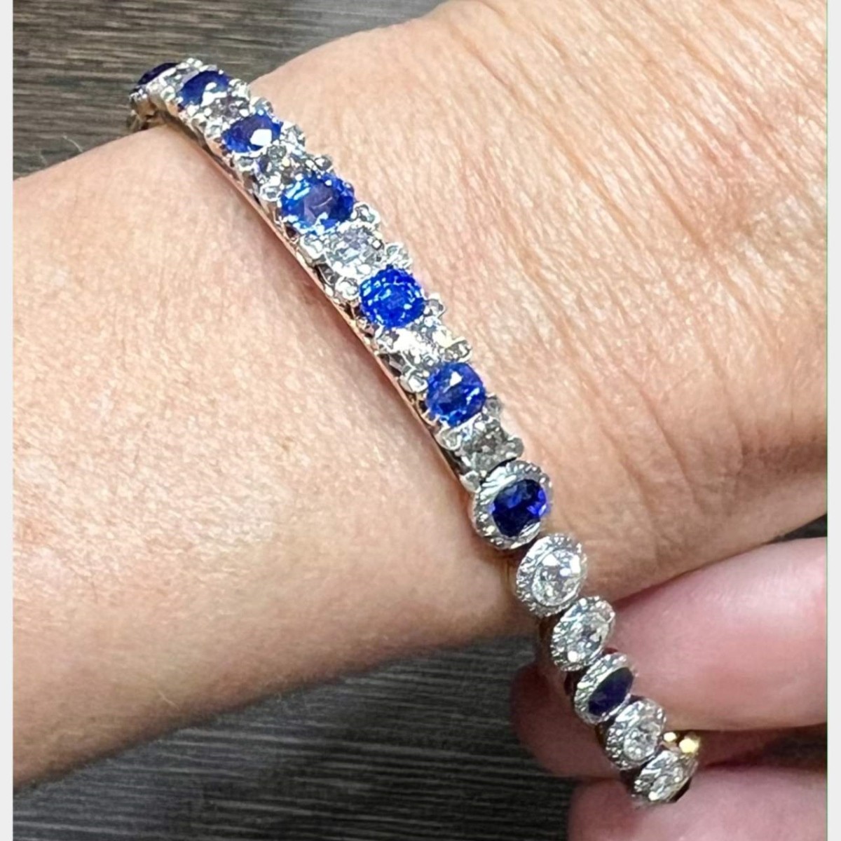 Sapphire and Diamond Bracelet