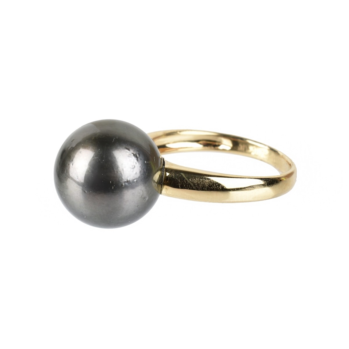 Tahitian Pearl and 18K Ring