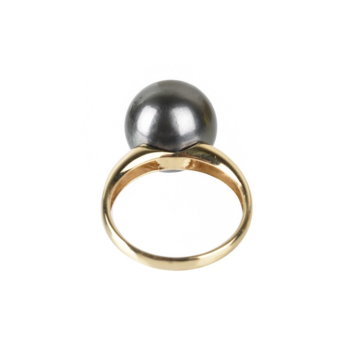 Tahitian Pearl and 18K Ring