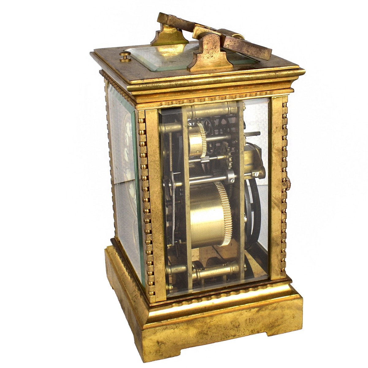 Brass Quarter Repeater Carriage Clock