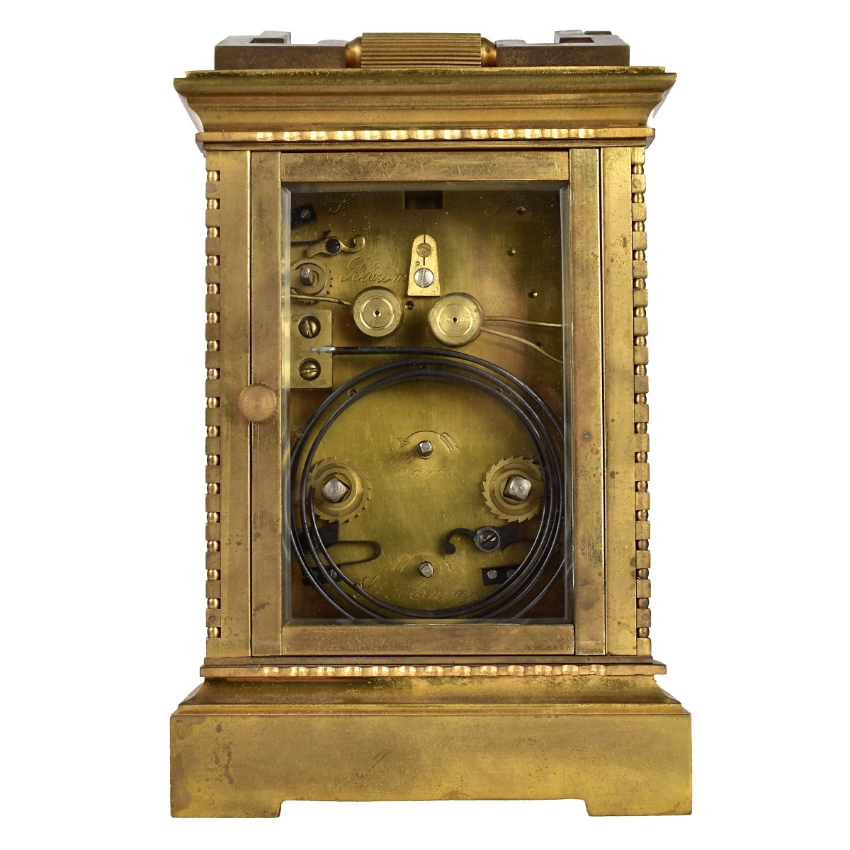 Brass Quarter Repeater Carriage Clock