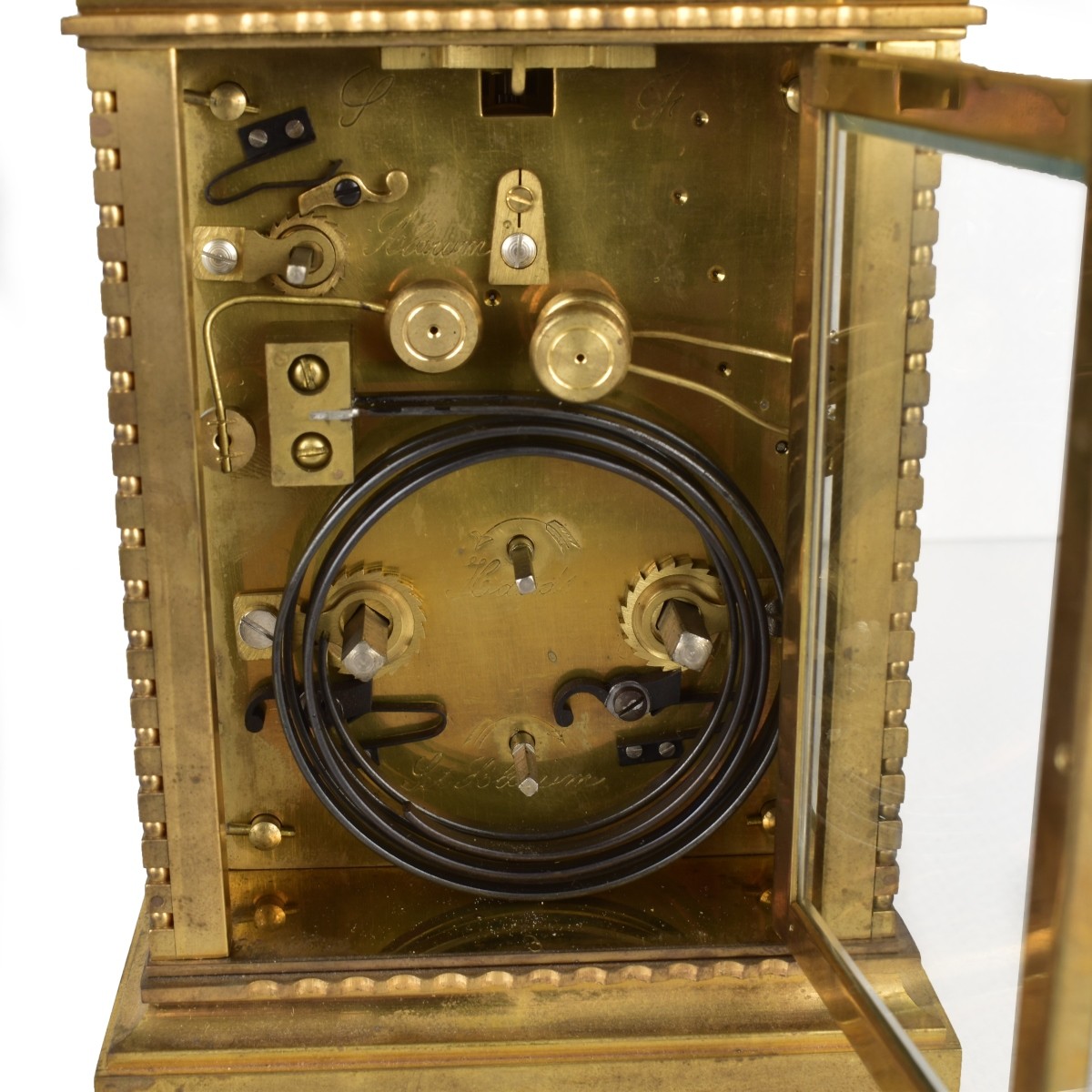 Brass Quarter Repeater Carriage Clock