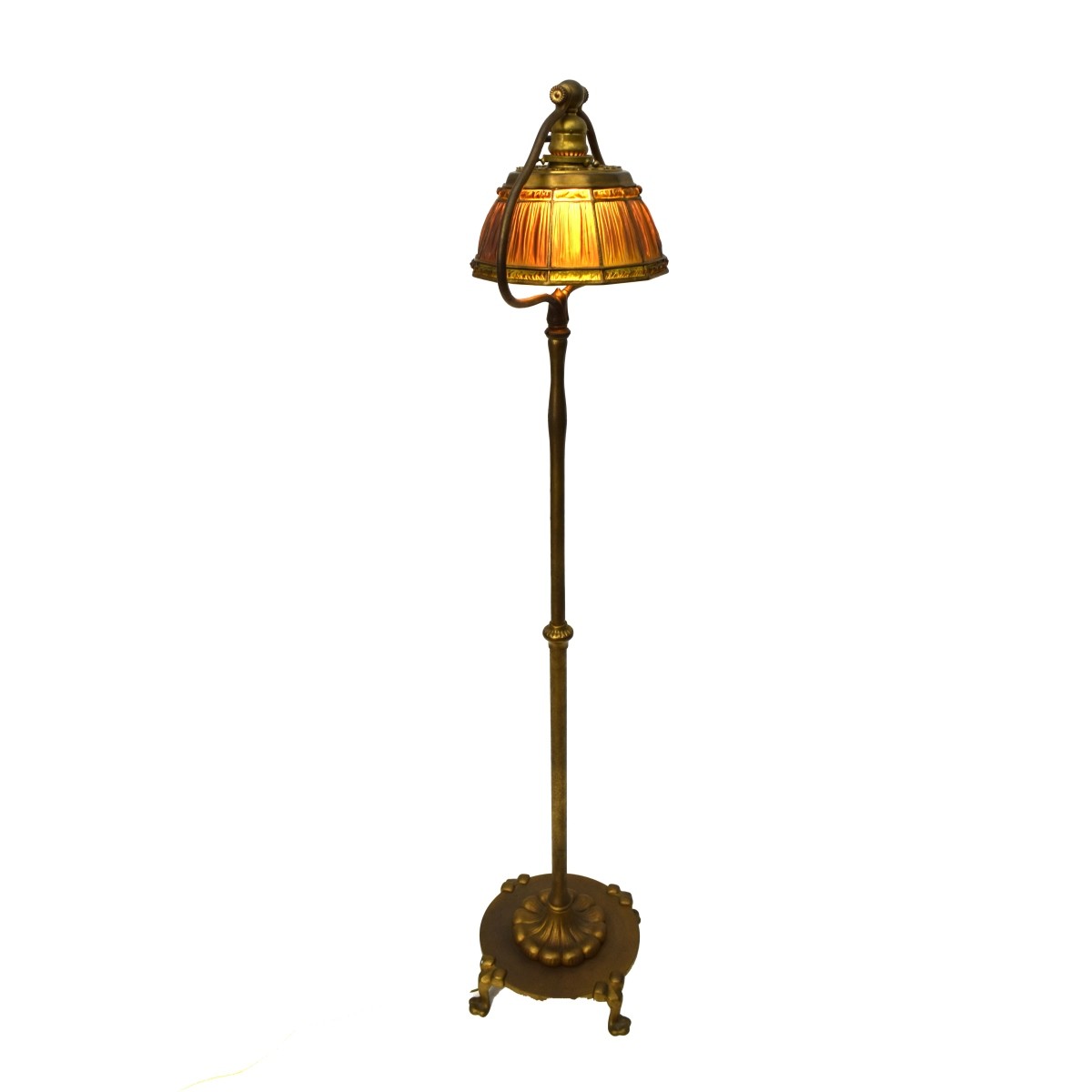 Tiffany Studios Linen Fold Lamp