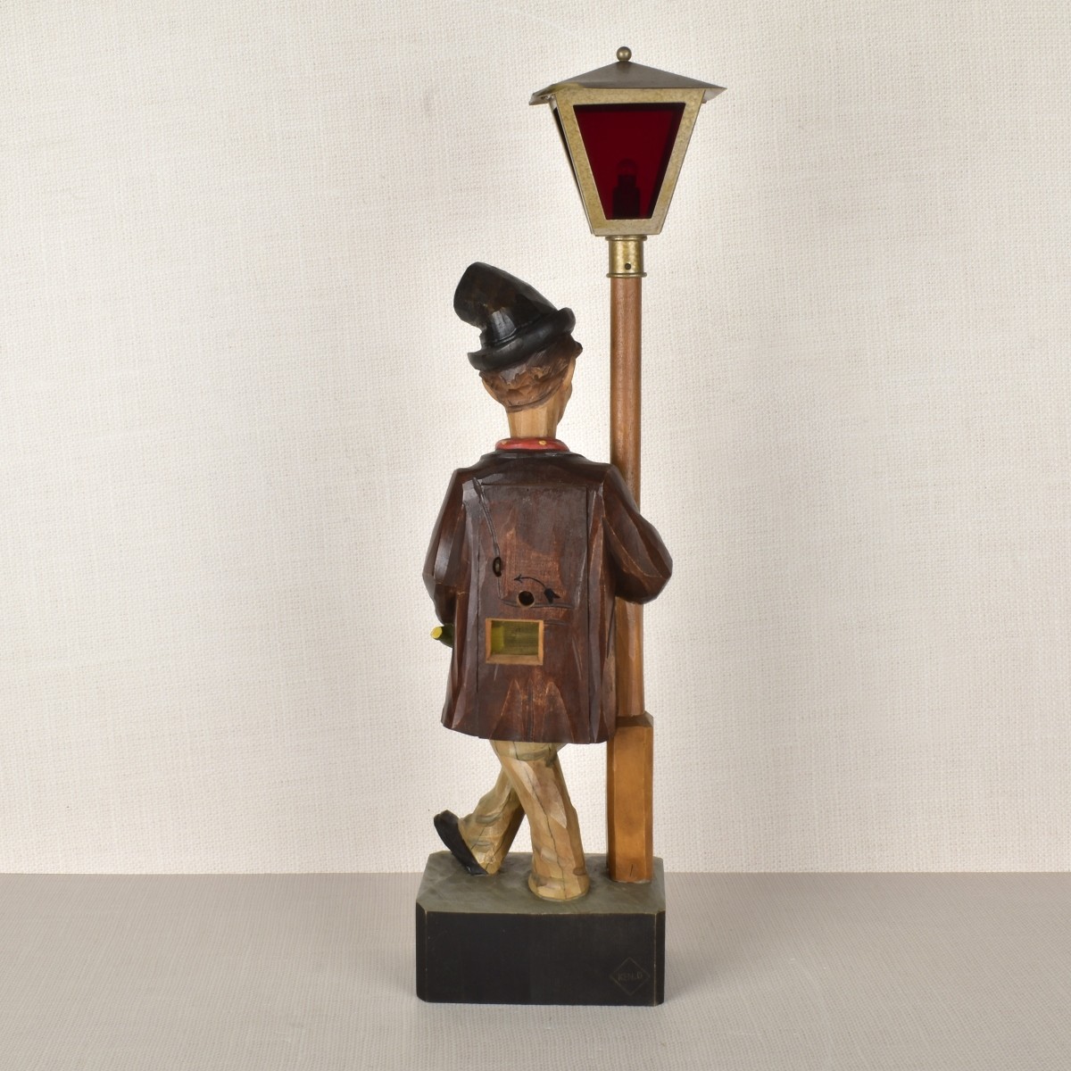 Carved German Whistler Automaton