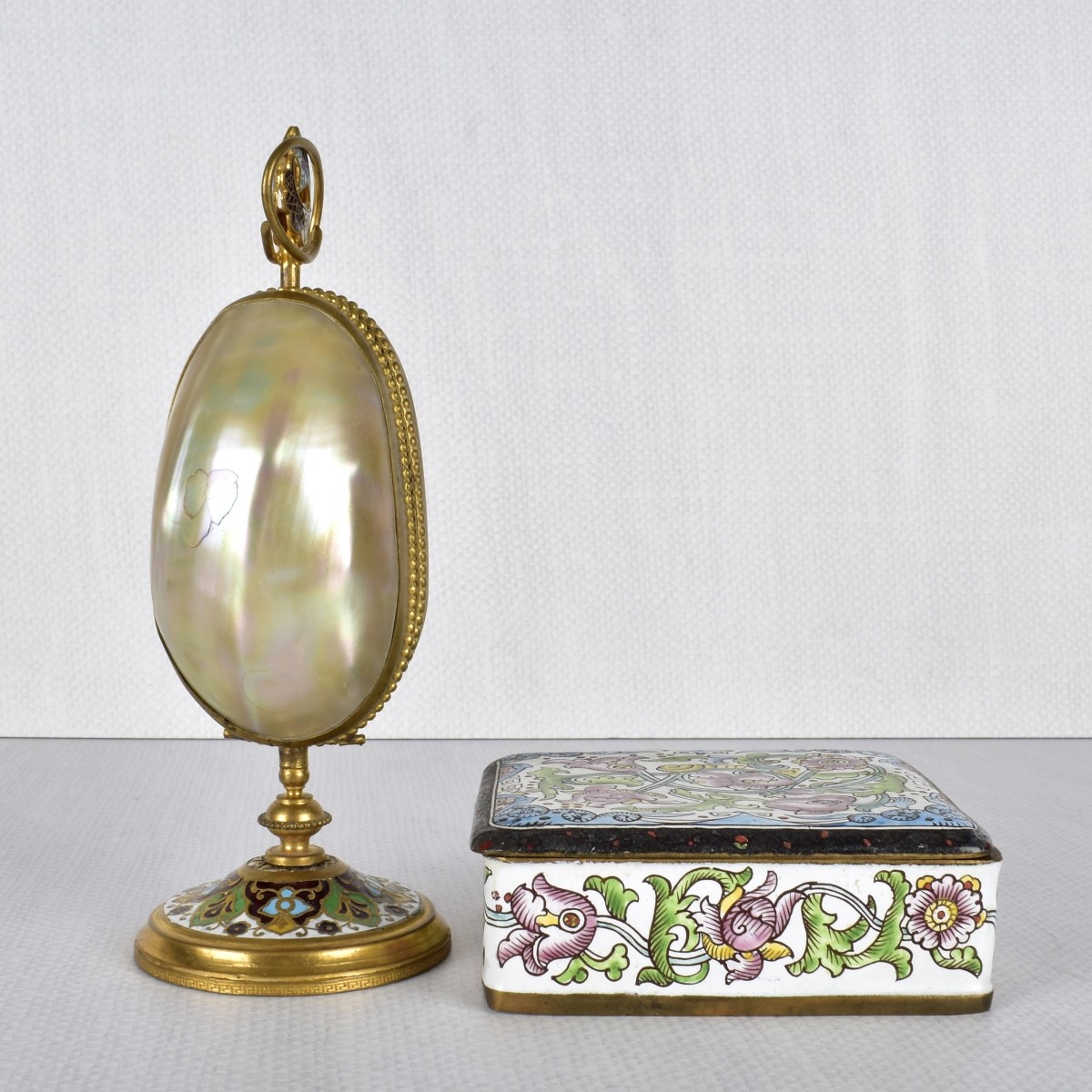 Antique French Perfume Holder and Box