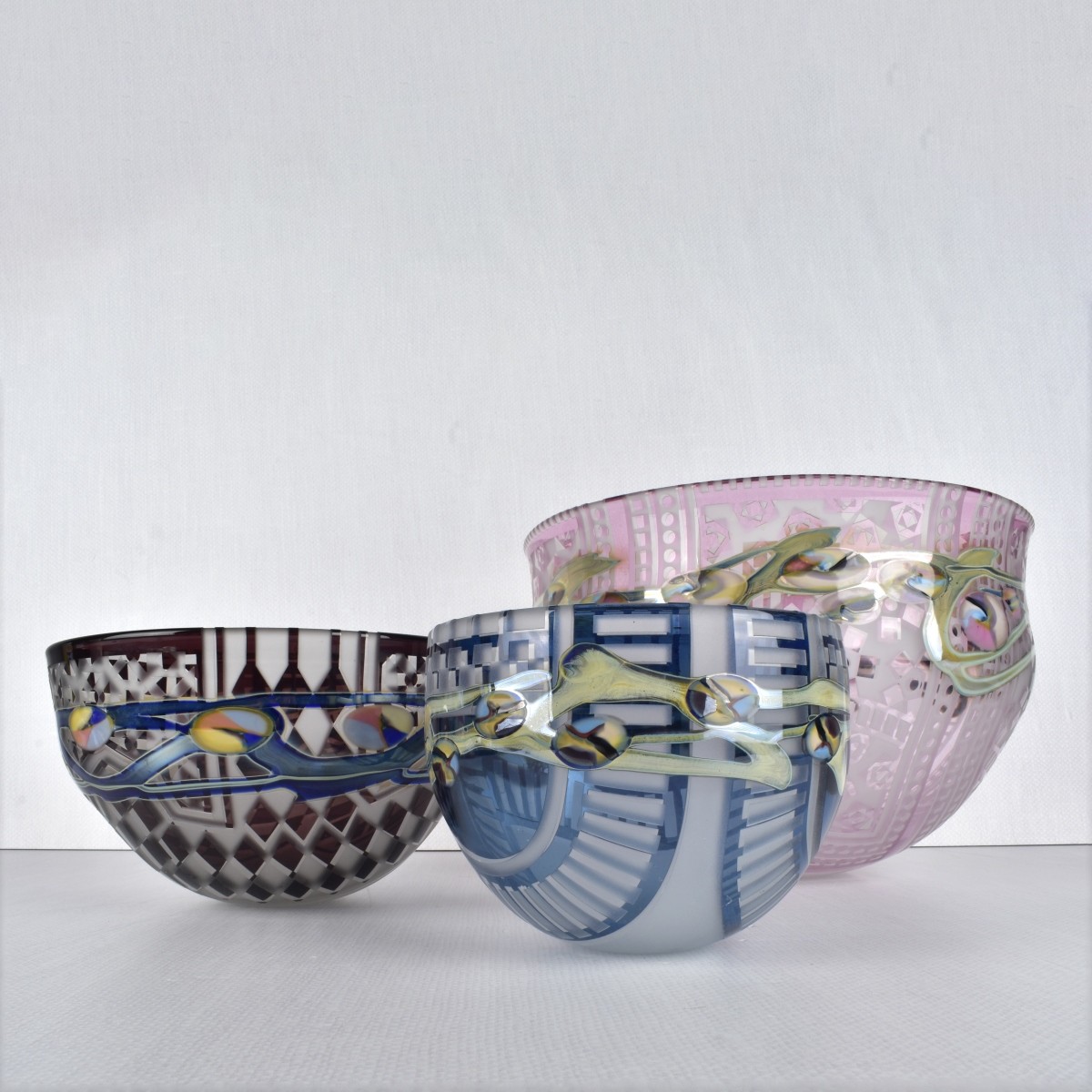 Modern Art Glass Bowls