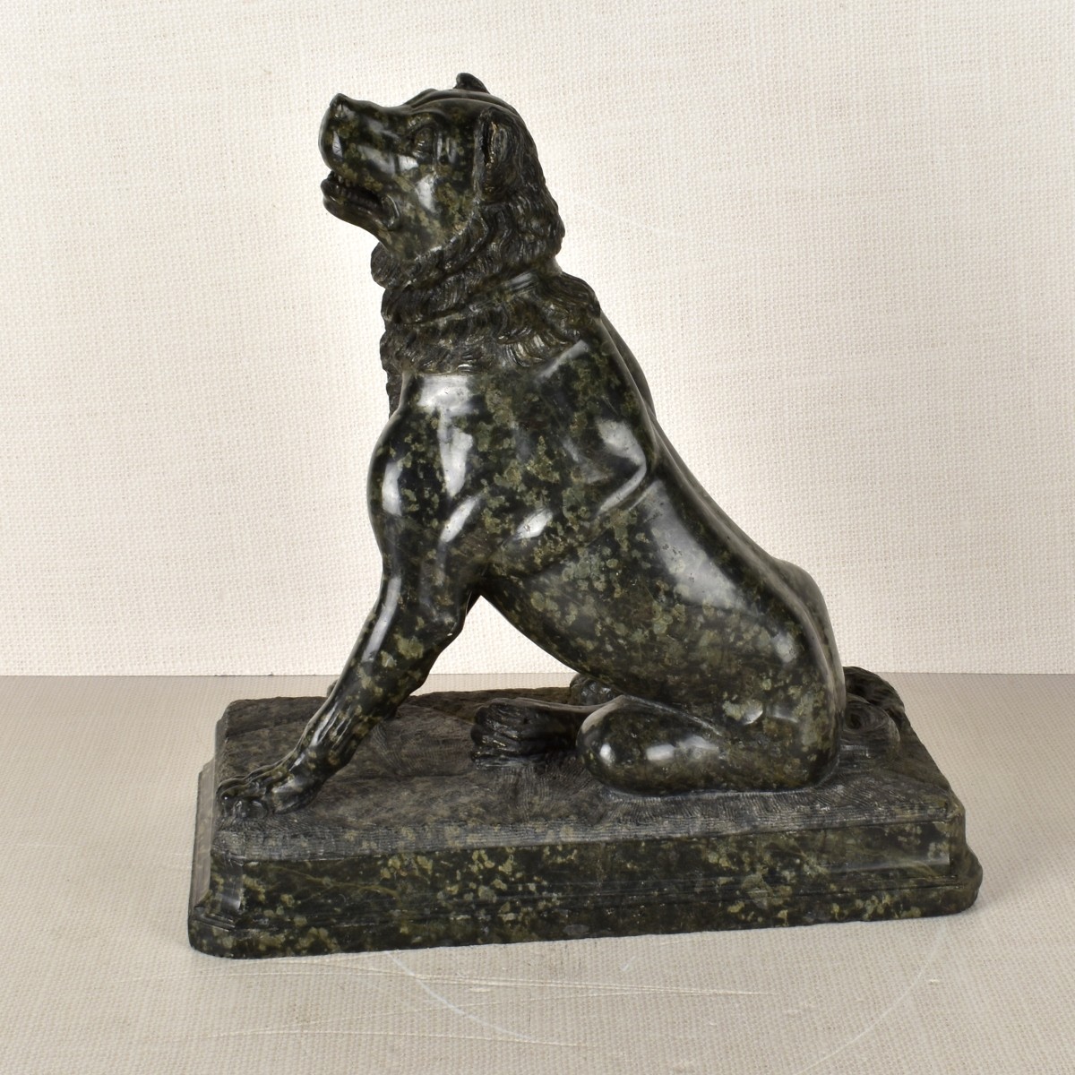 Grand Tour Carved "Dog of Alcibiades"