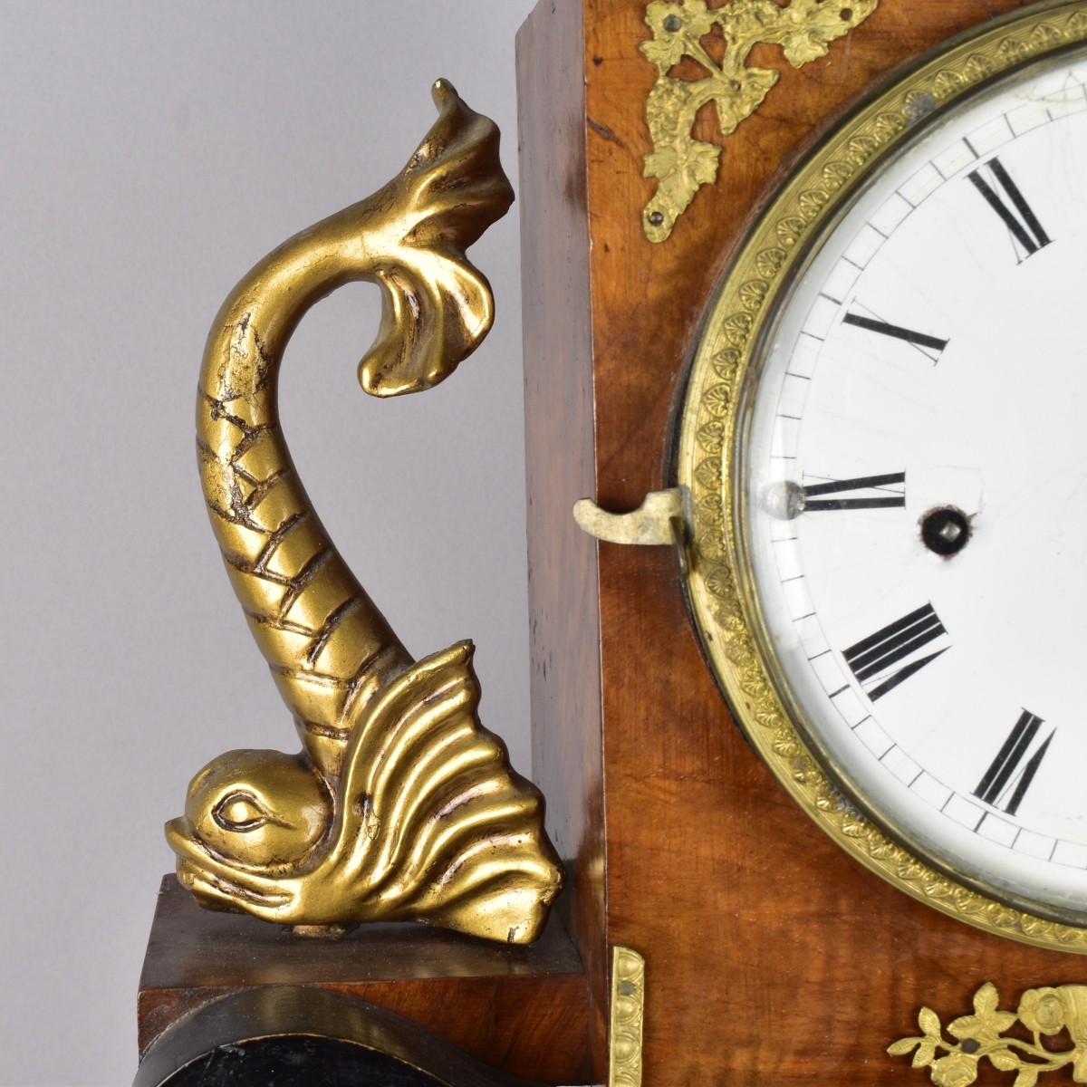 Biedermeier Portico Mantle Clock