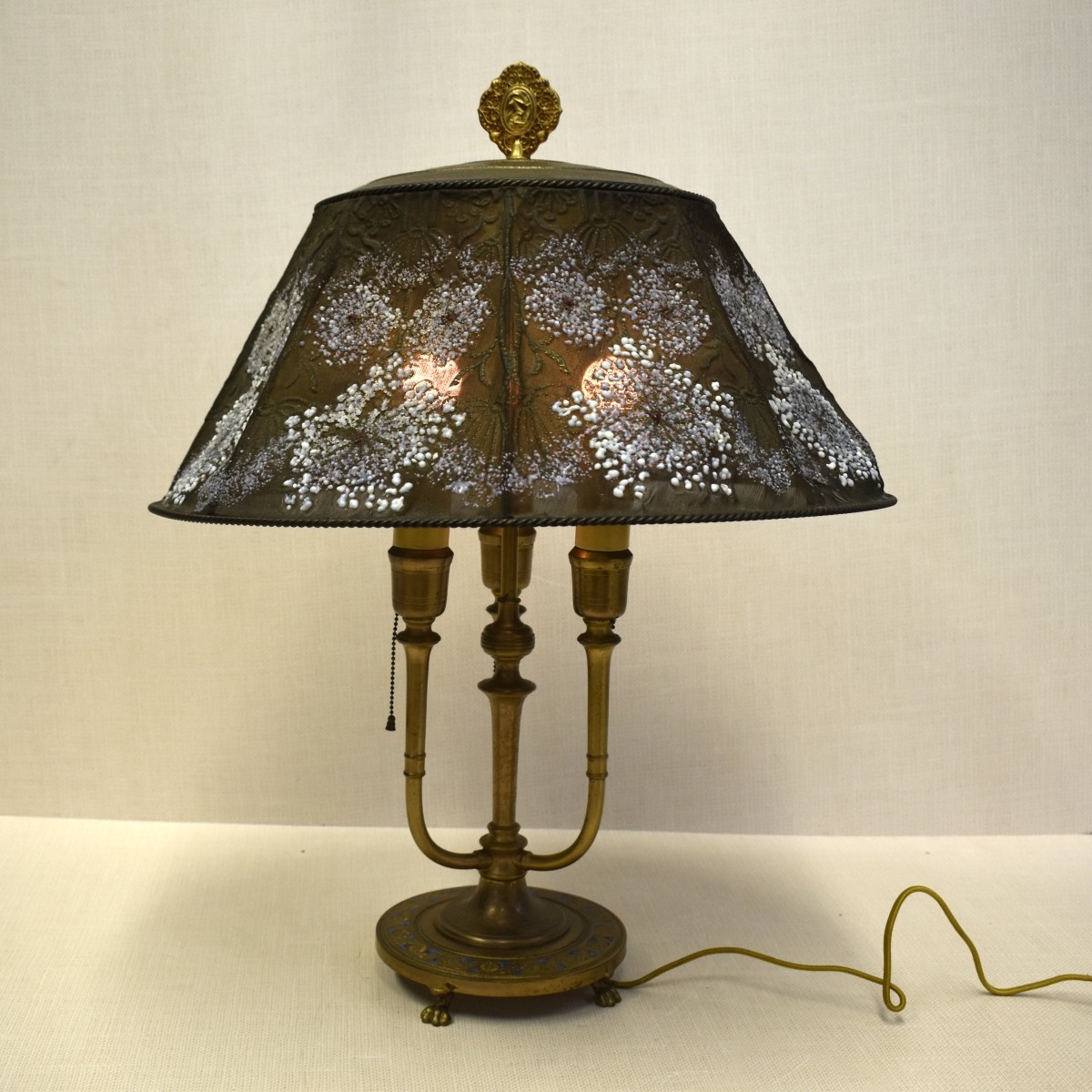 Tiffany Mesh Shade Lamp