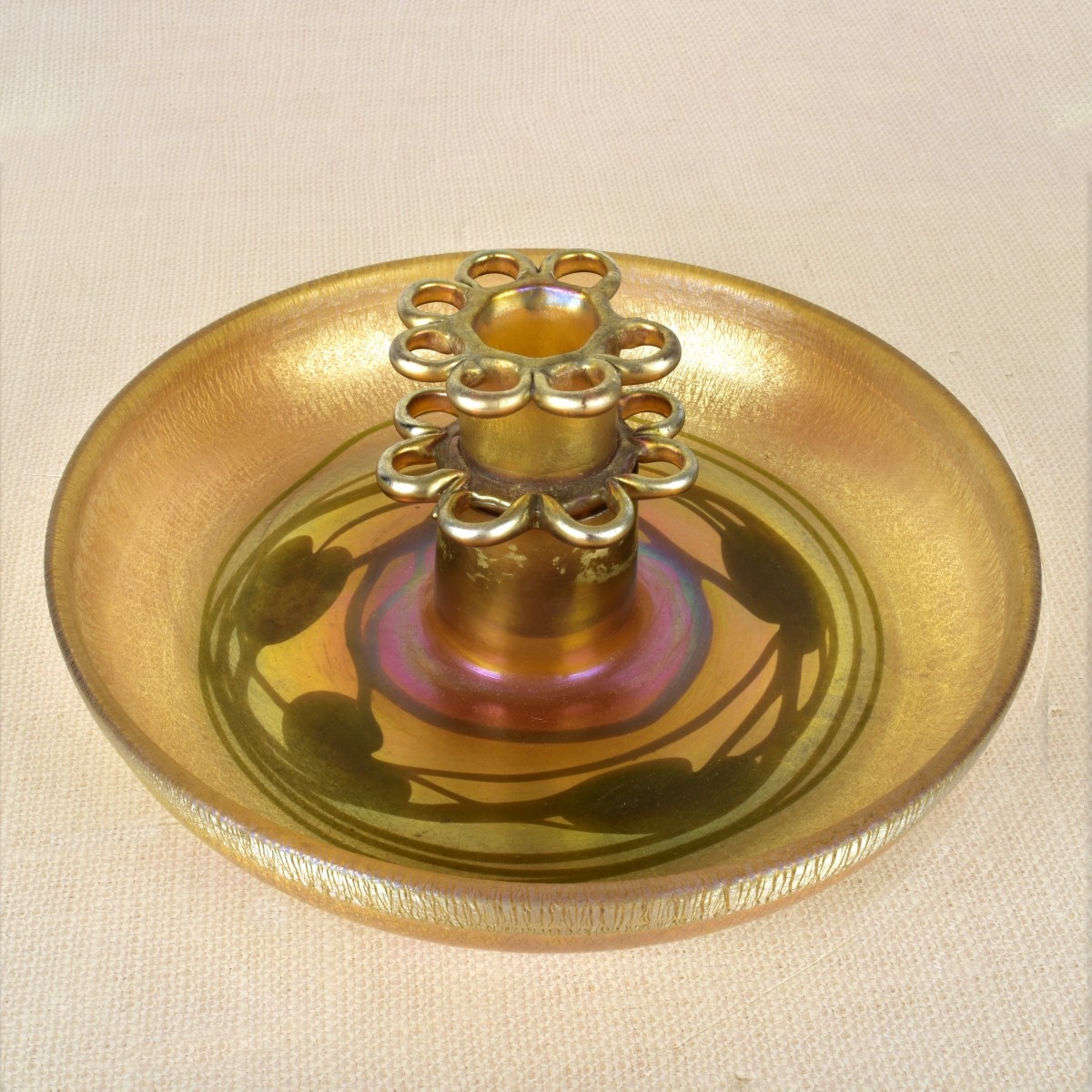 L.C. Tiffany Favrile Iridescent Bowl