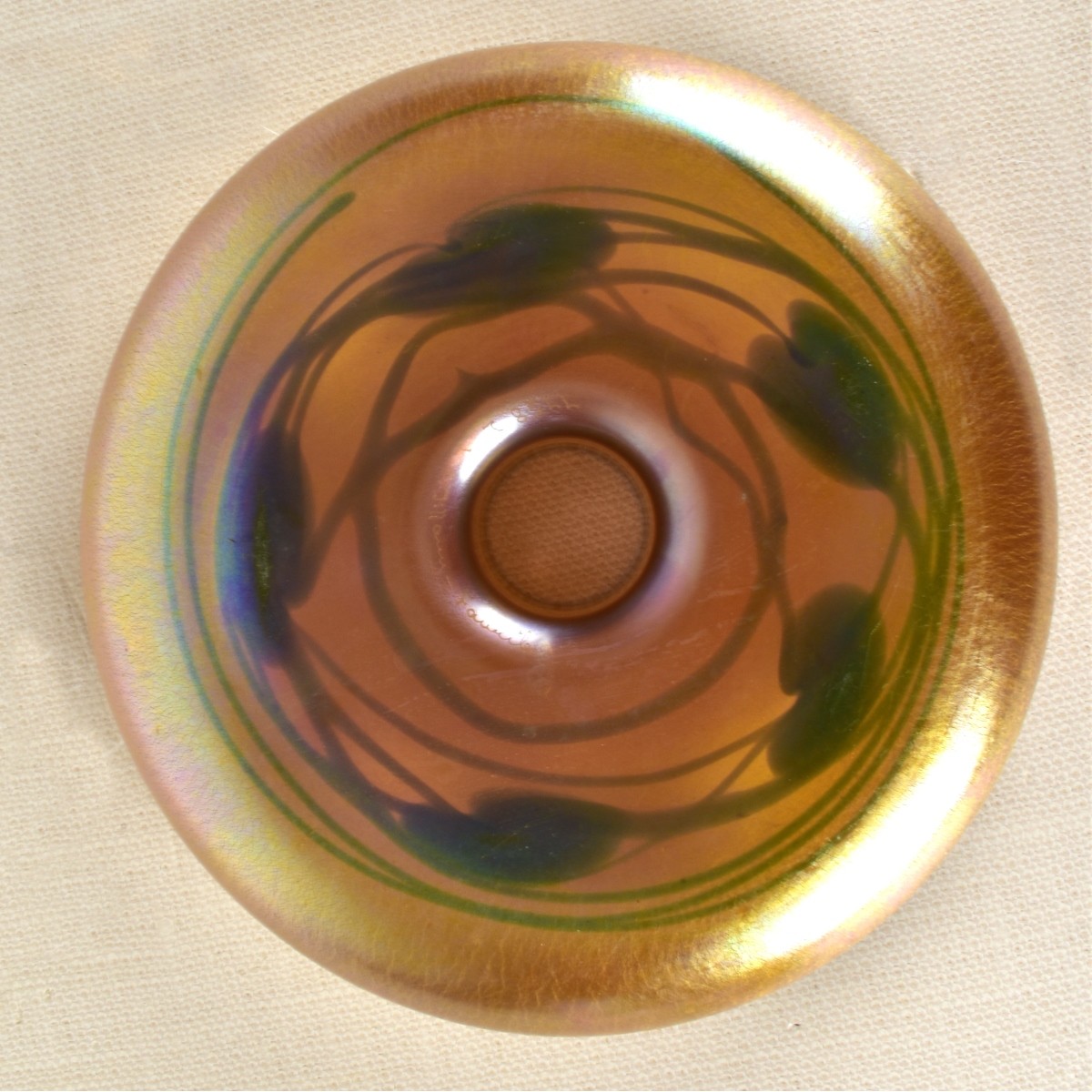 L.C. Tiffany Favrile Iridescent Bowl