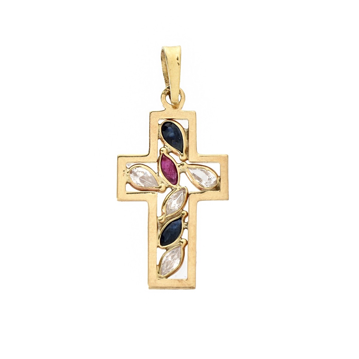 14K Cross Pendant