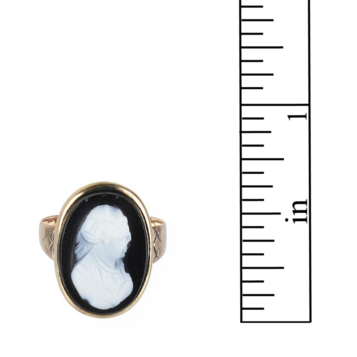 Cameo and 10K Ring