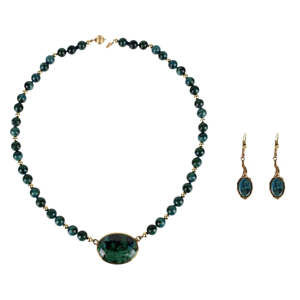 Malachite and 14K Jewelry