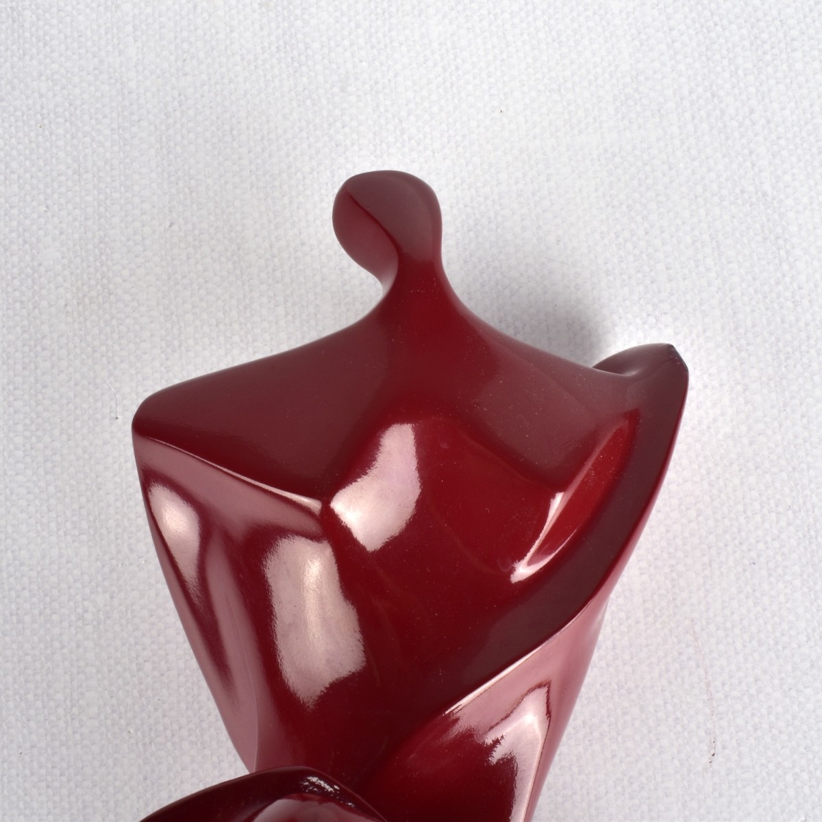 Abstract Aluminum Sitting Figurine