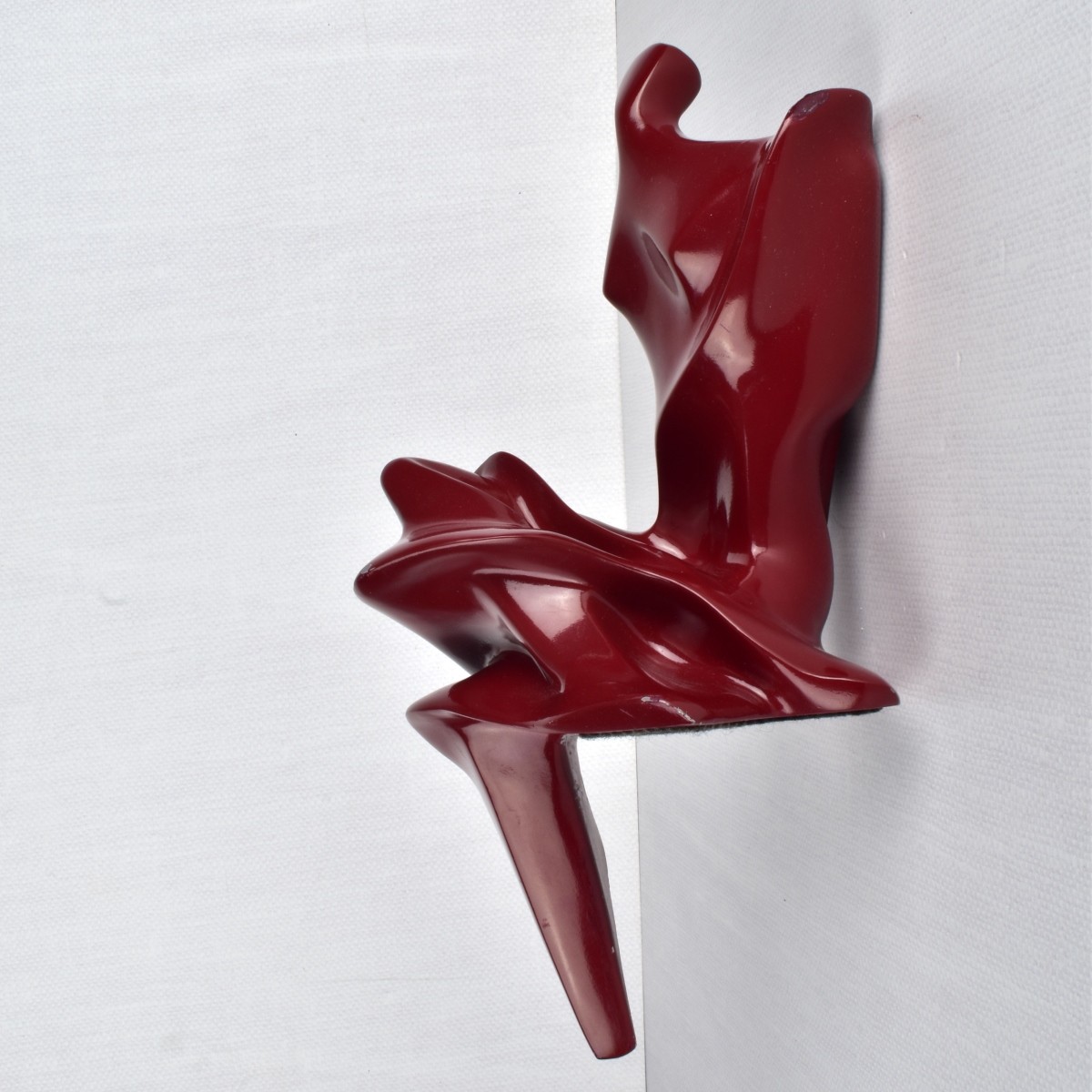 Abstract Aluminum Sitting Figurine