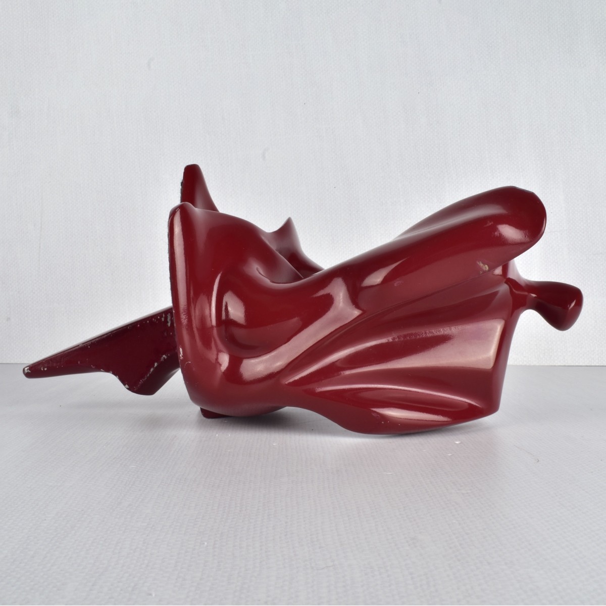 Abstract Aluminum Sitting Figurine