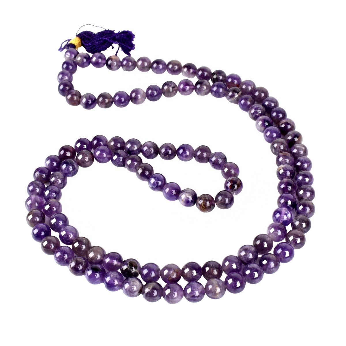 Amethyst Bead Necklace