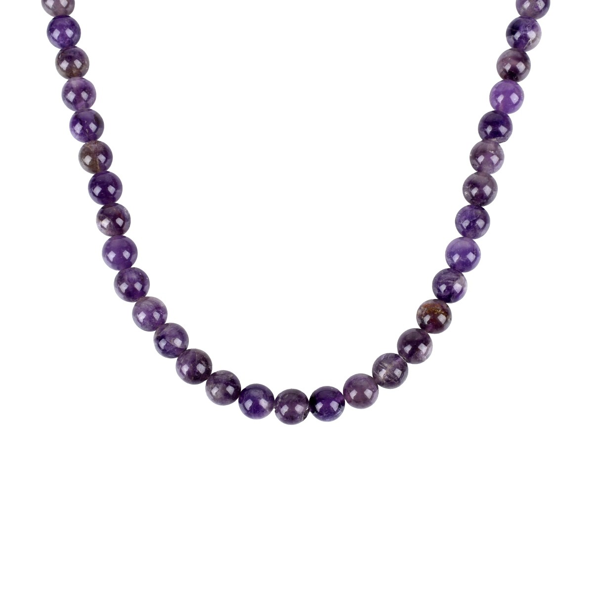 Amethyst Bead Necklace