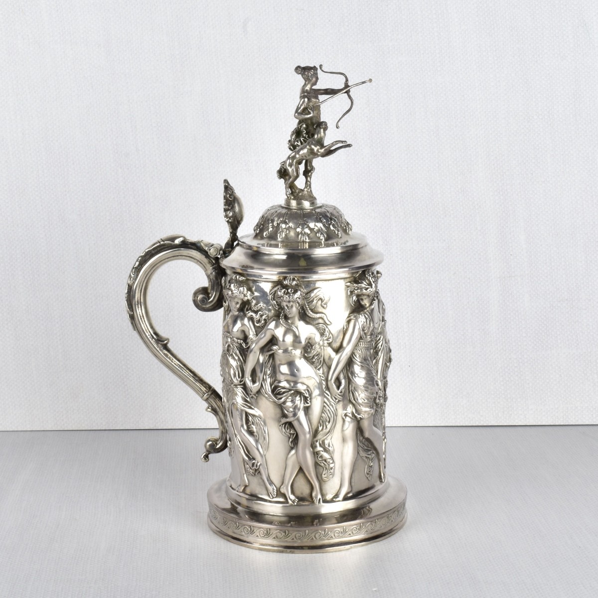 German 900 Silver Tankard