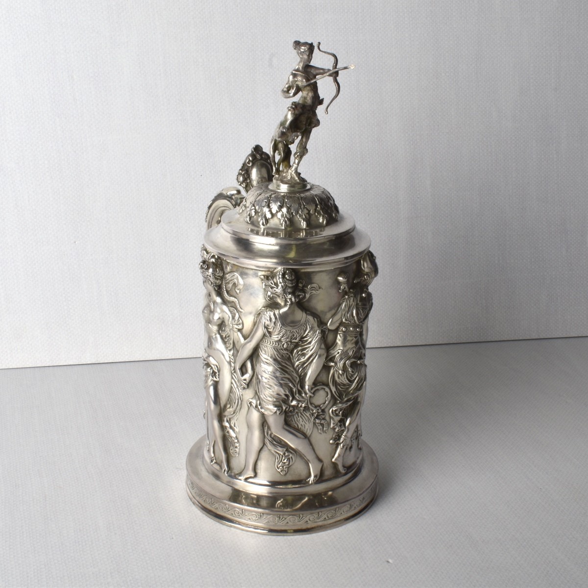 German 900 Silver Tankard