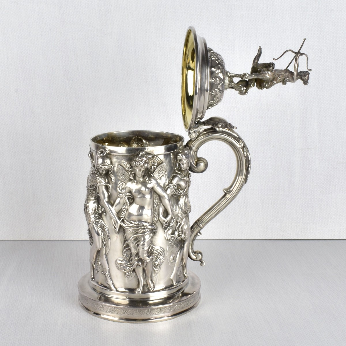 German 900 Silver Tankard