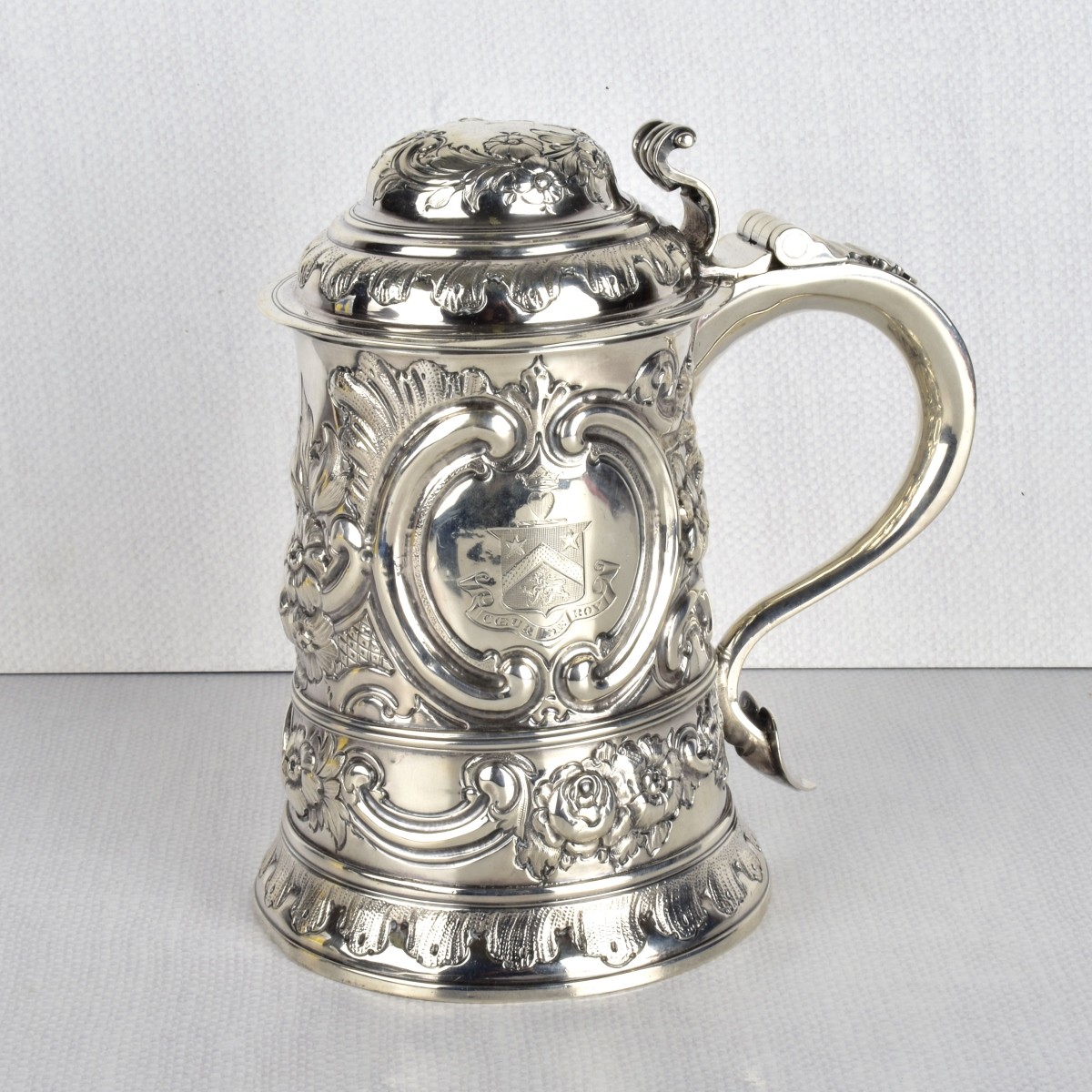 French Sterling Silver Tankard