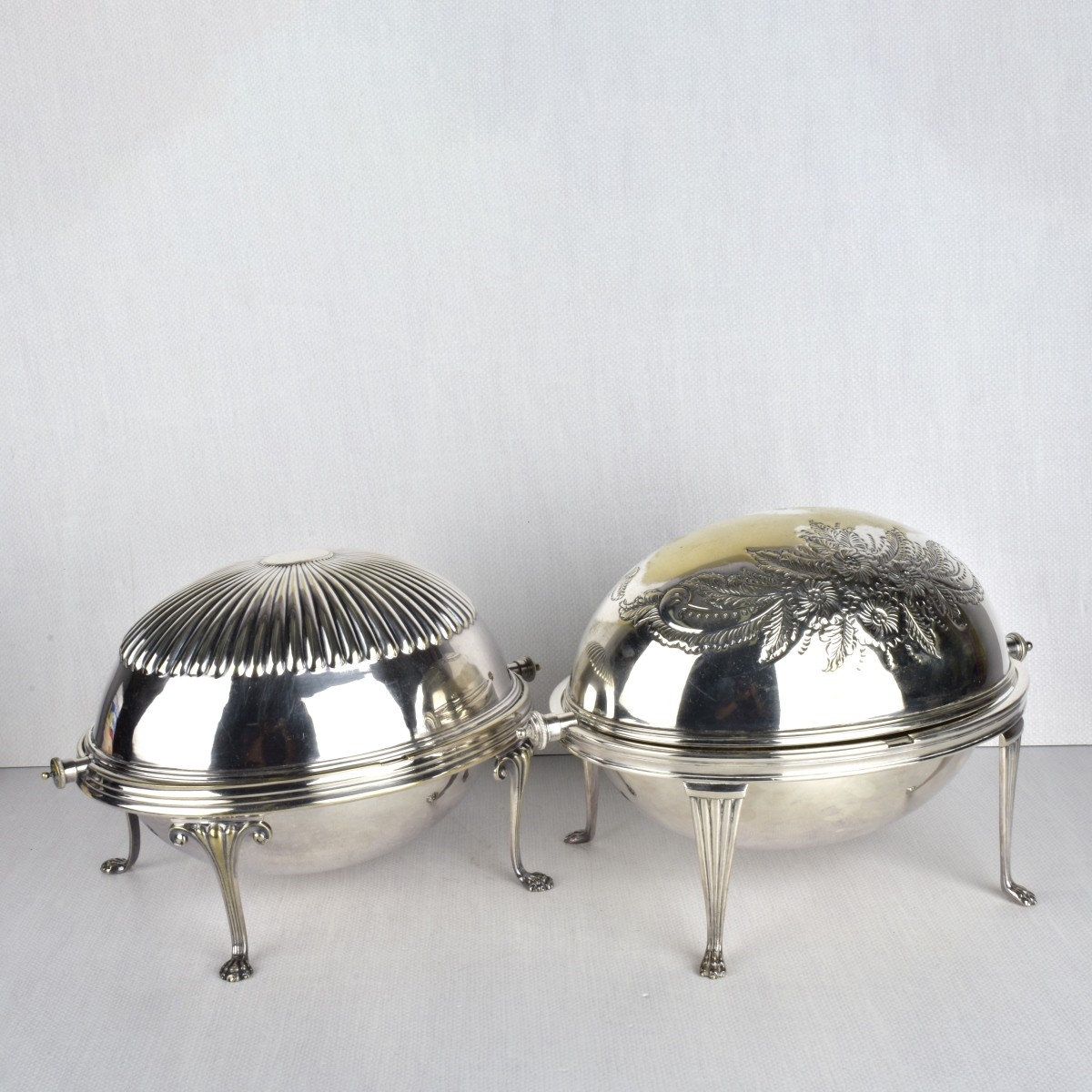 Antique Silver Plated Servers