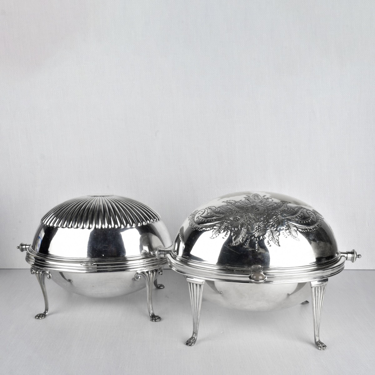 Antique Silver Plated Servers