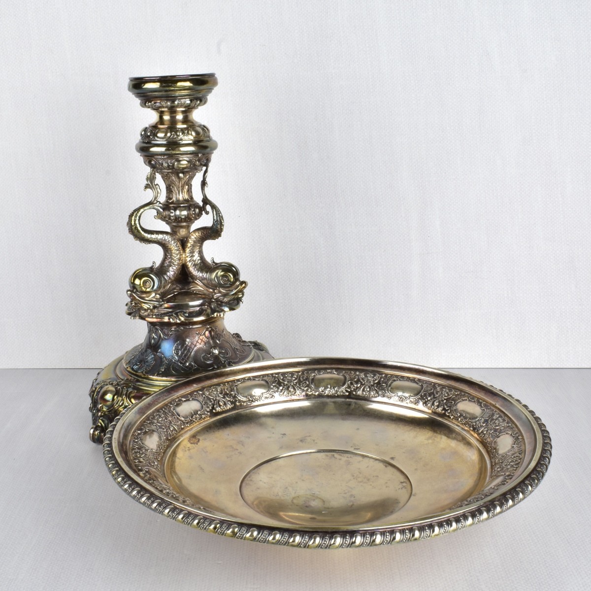 Silver Art Nouveau Tazza