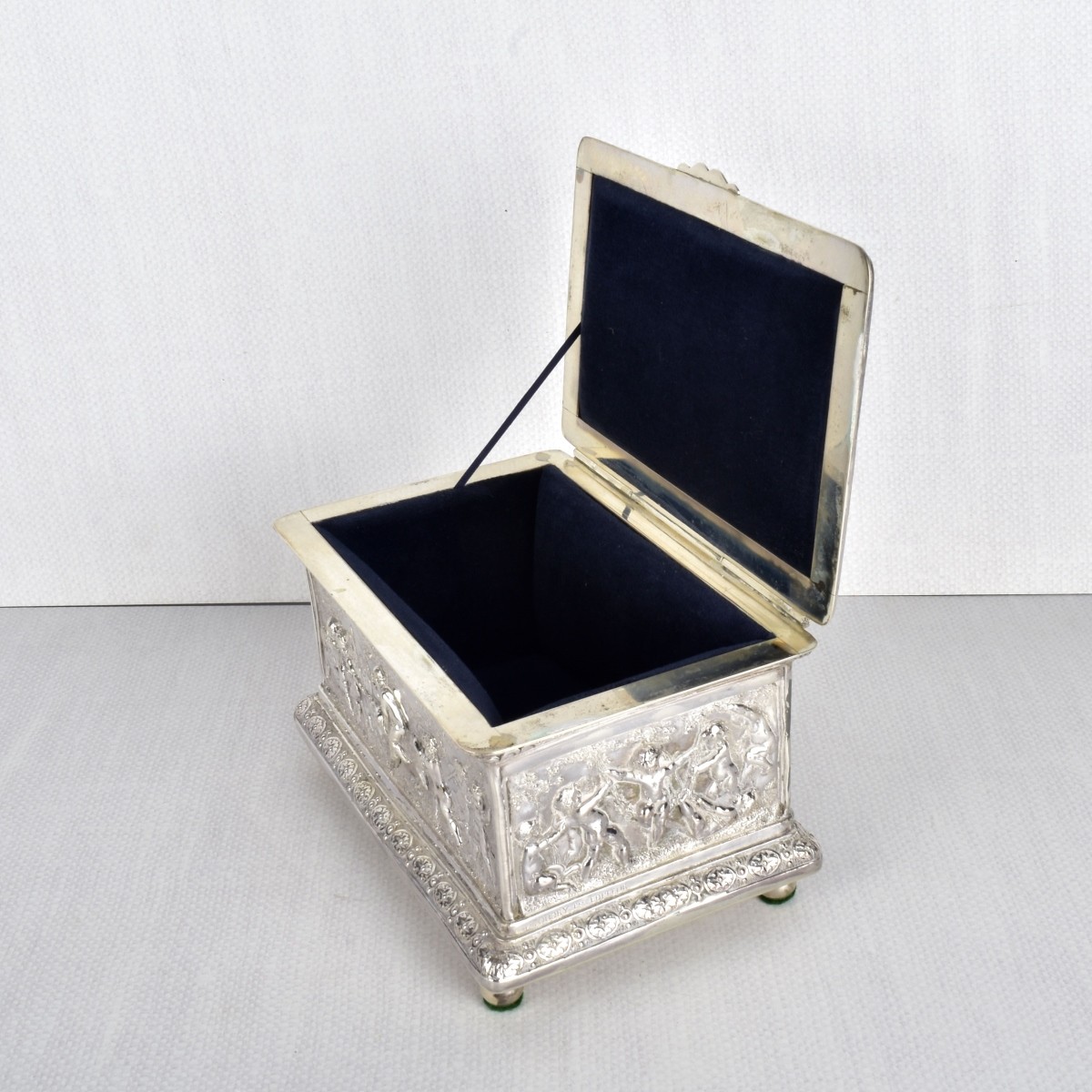 Antique Continental Silver Box