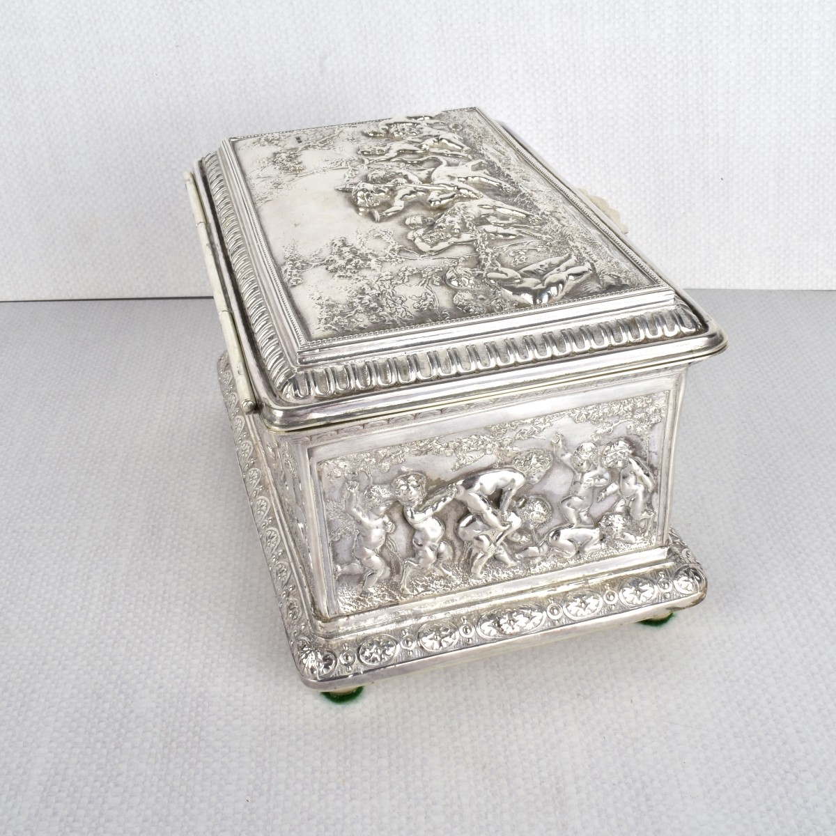 Antique Continental Silver Box