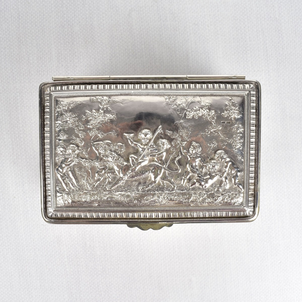 Antique Continental Silver Box