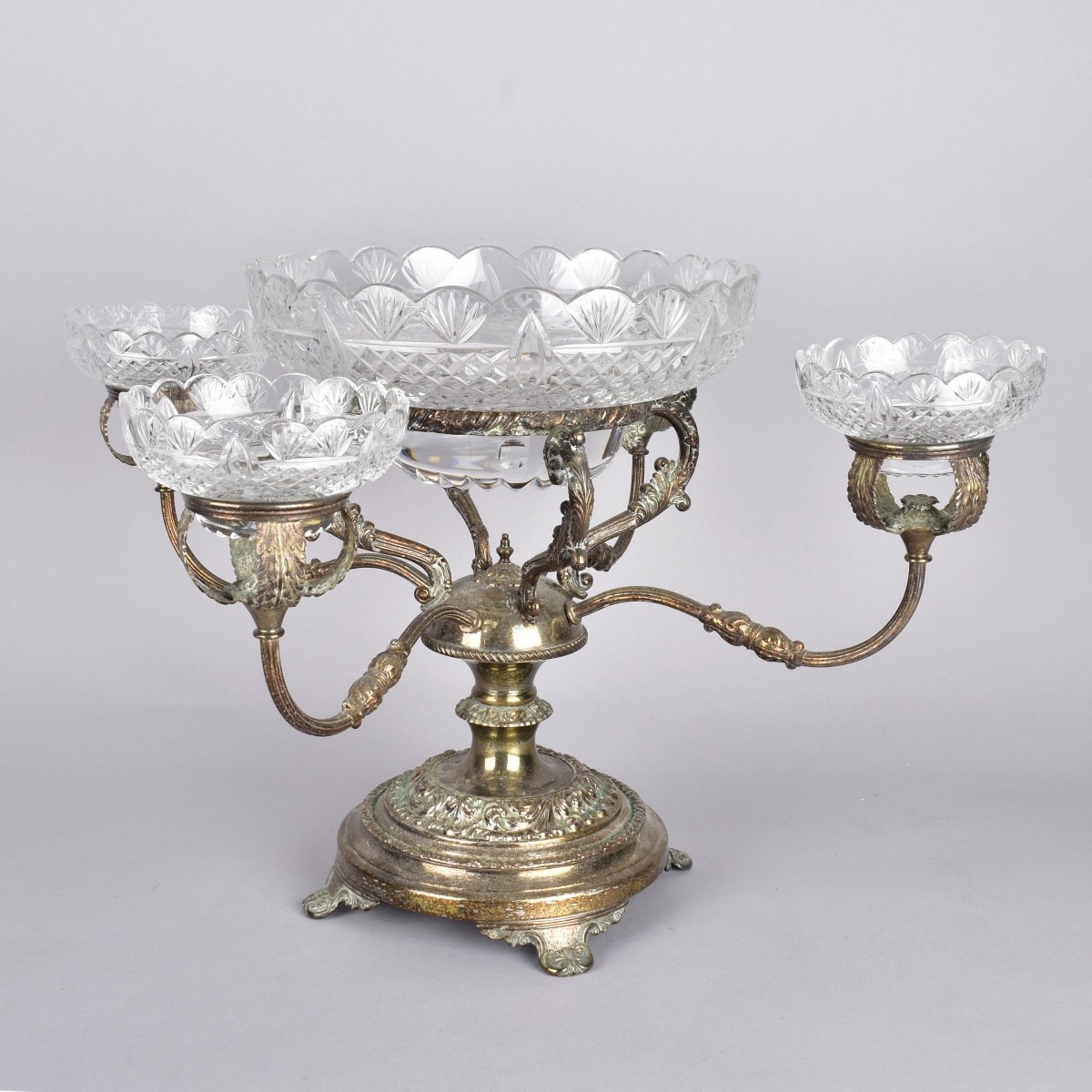 Victorian Silver Plated Epergne