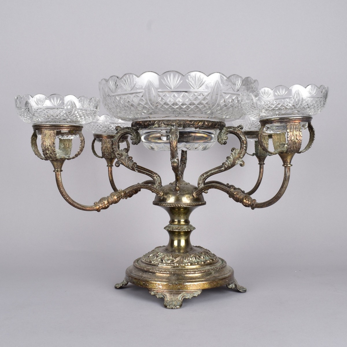 Victorian Silver Plated Epergne