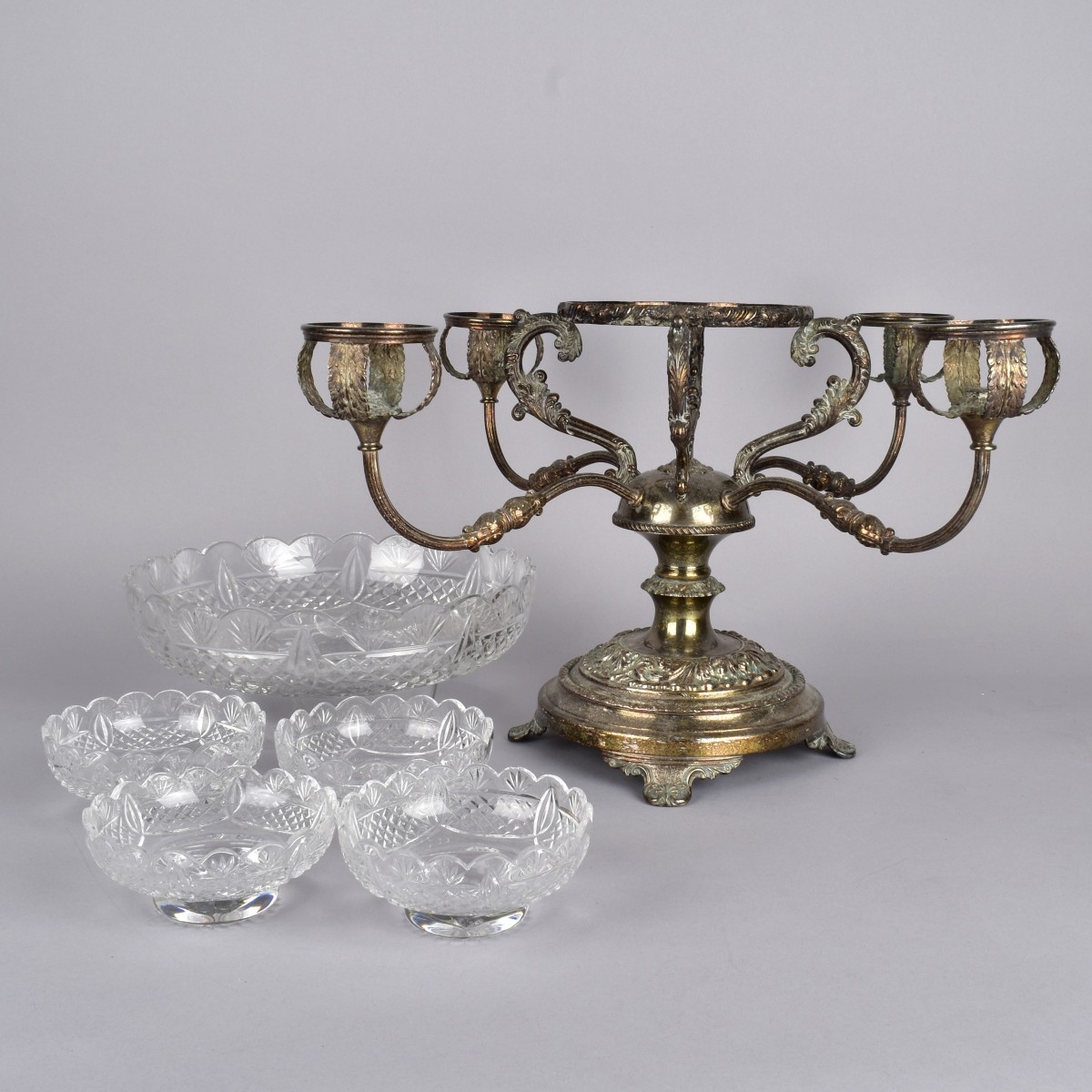 Victorian Silver Plated Epergne