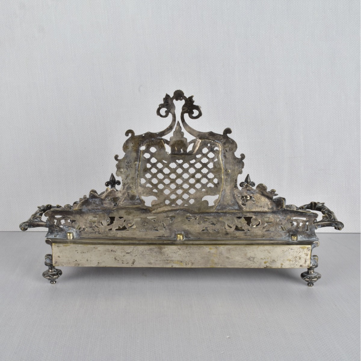 Victorian Silver Plate Ink/Pen Stand