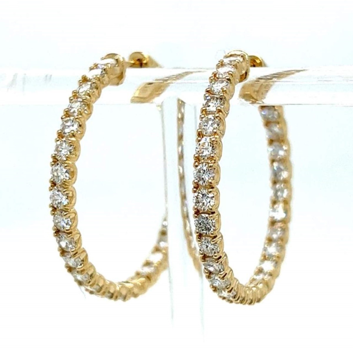 Diamond and 14K Earrings