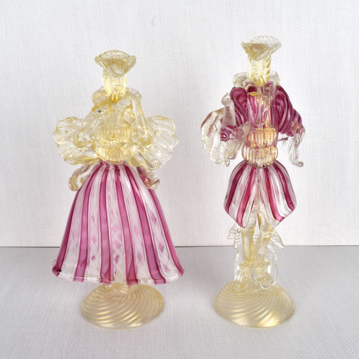 Italian Venetian Murano Glass Couple