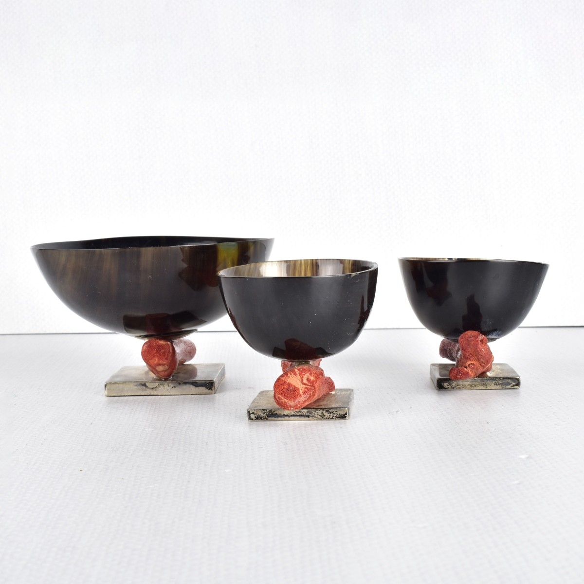 Horn and Coral Bowls