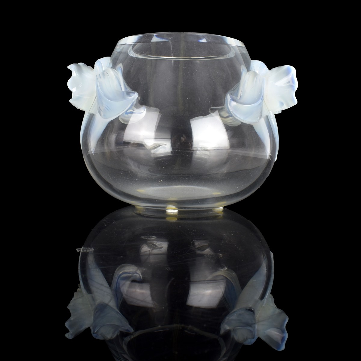 Lalique France Orchidee Vase