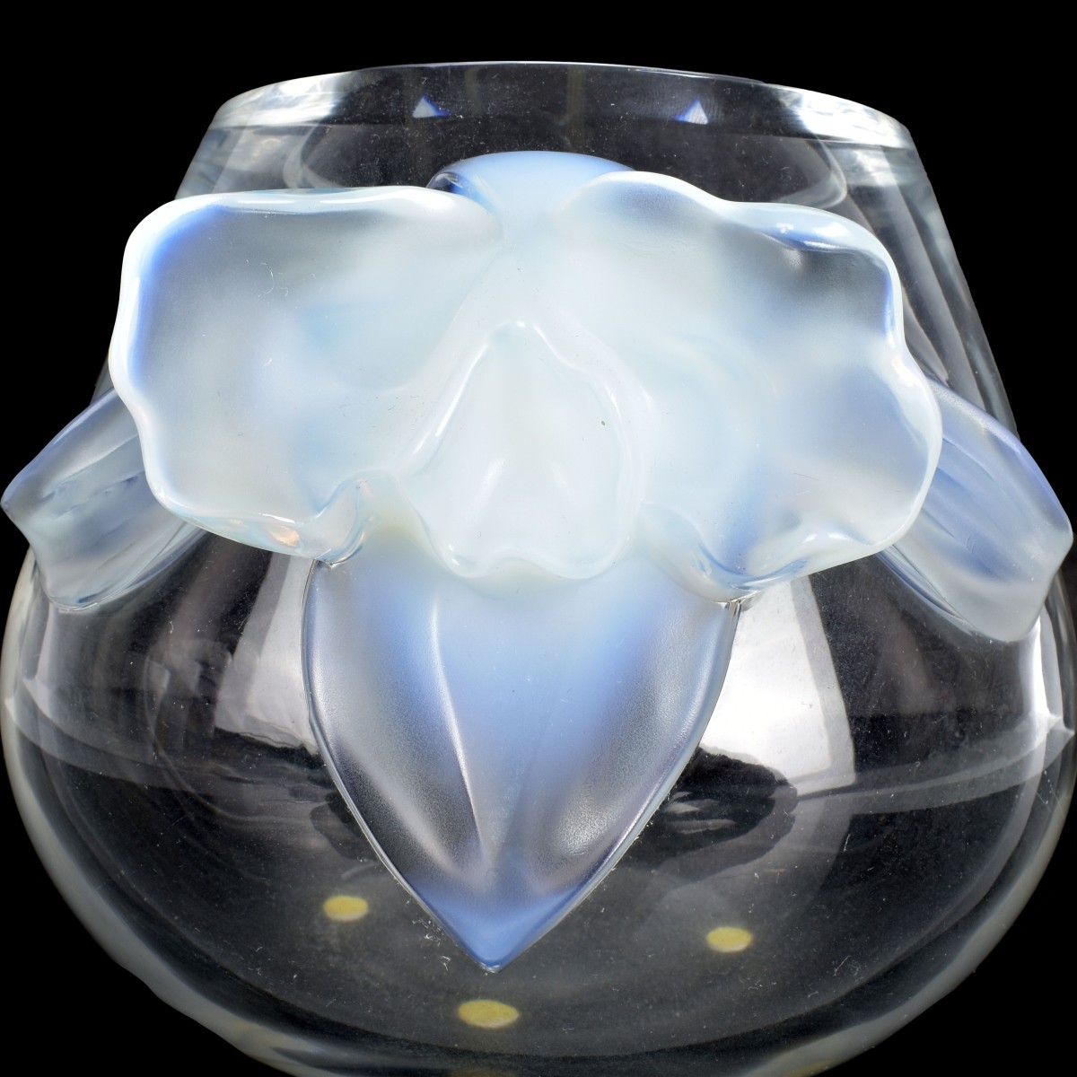 Lalique France Orchidee Vase