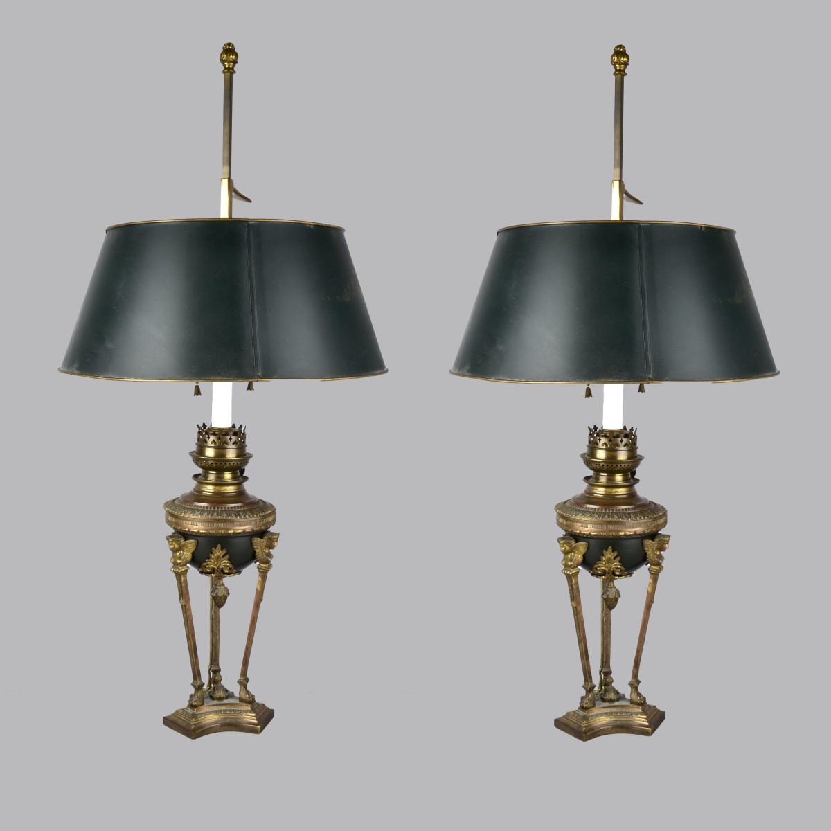 French Empire Style Table Lamps