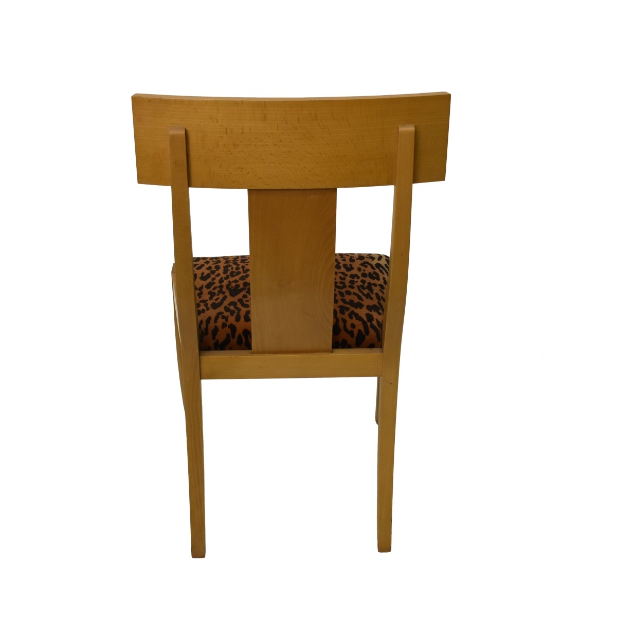 Pair of Beechwood Klismos Chairs