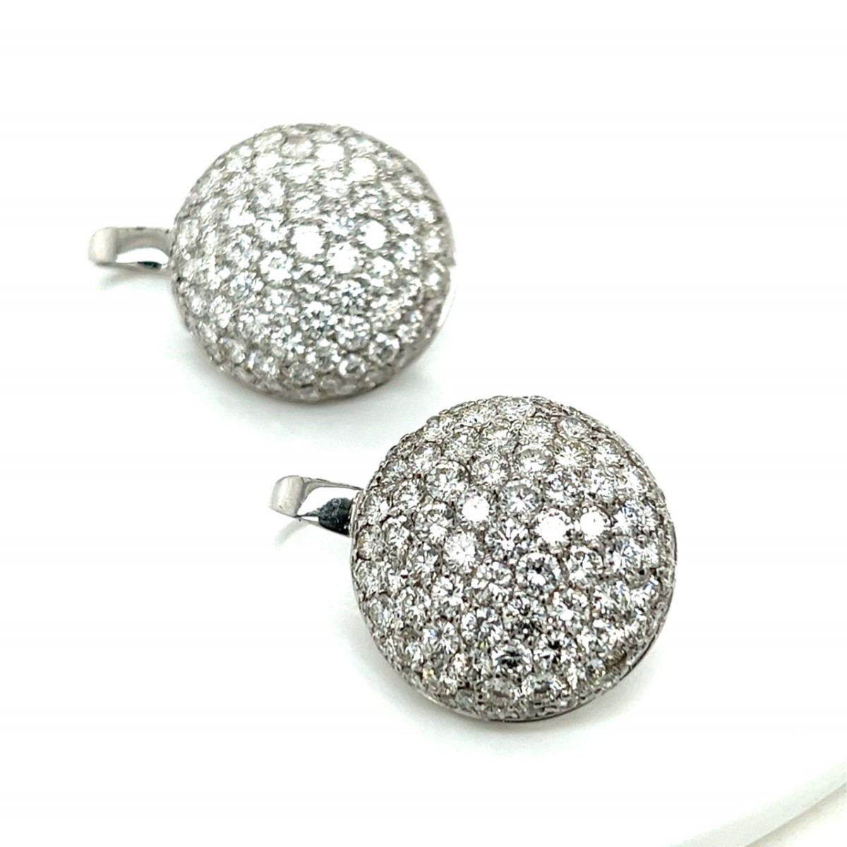 Diamond and 18K Earrings